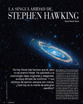 La Singularidad De Stephen Hawking