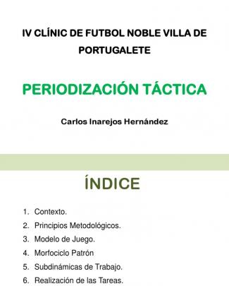 Clinicportugaletecarlosinarejos Periodizacion Tactica