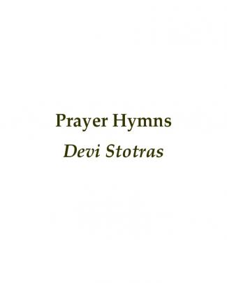 Prayer Hymns - Devi Stotras